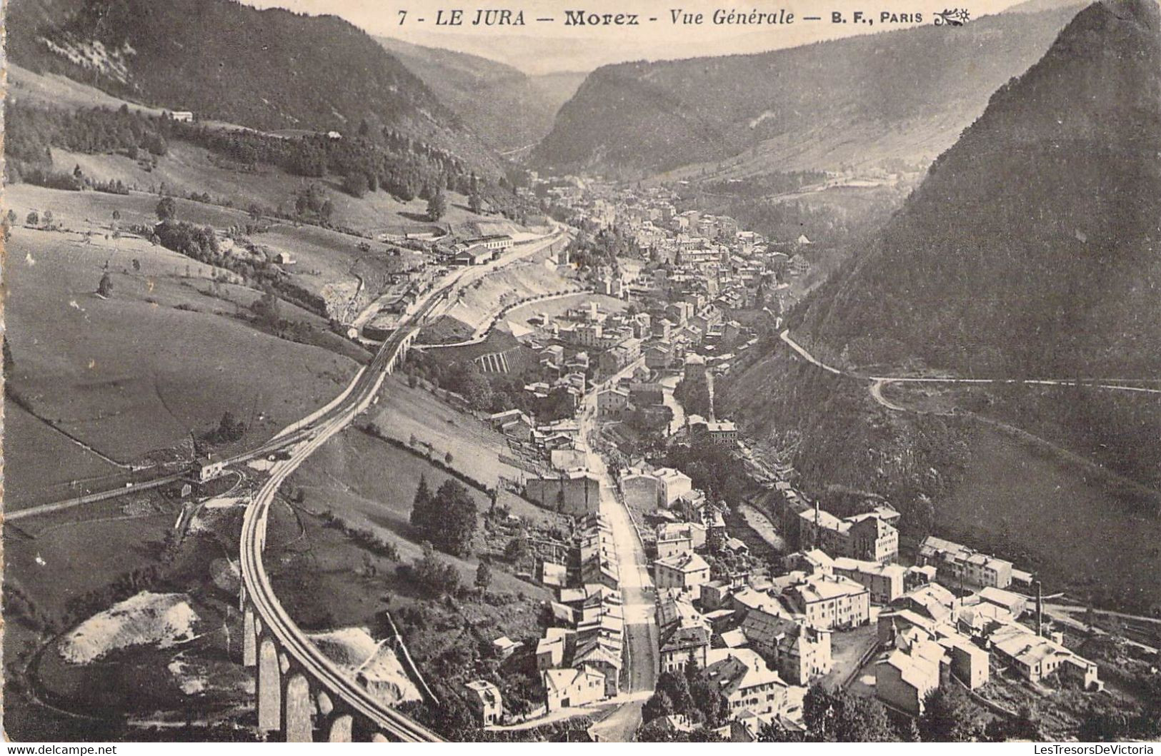 CPA France - Le Jura - Morez - Vue Générale - B. F. Paris - Vue D Ensemble - Pont - Chemin De Fer - Coline - Morez