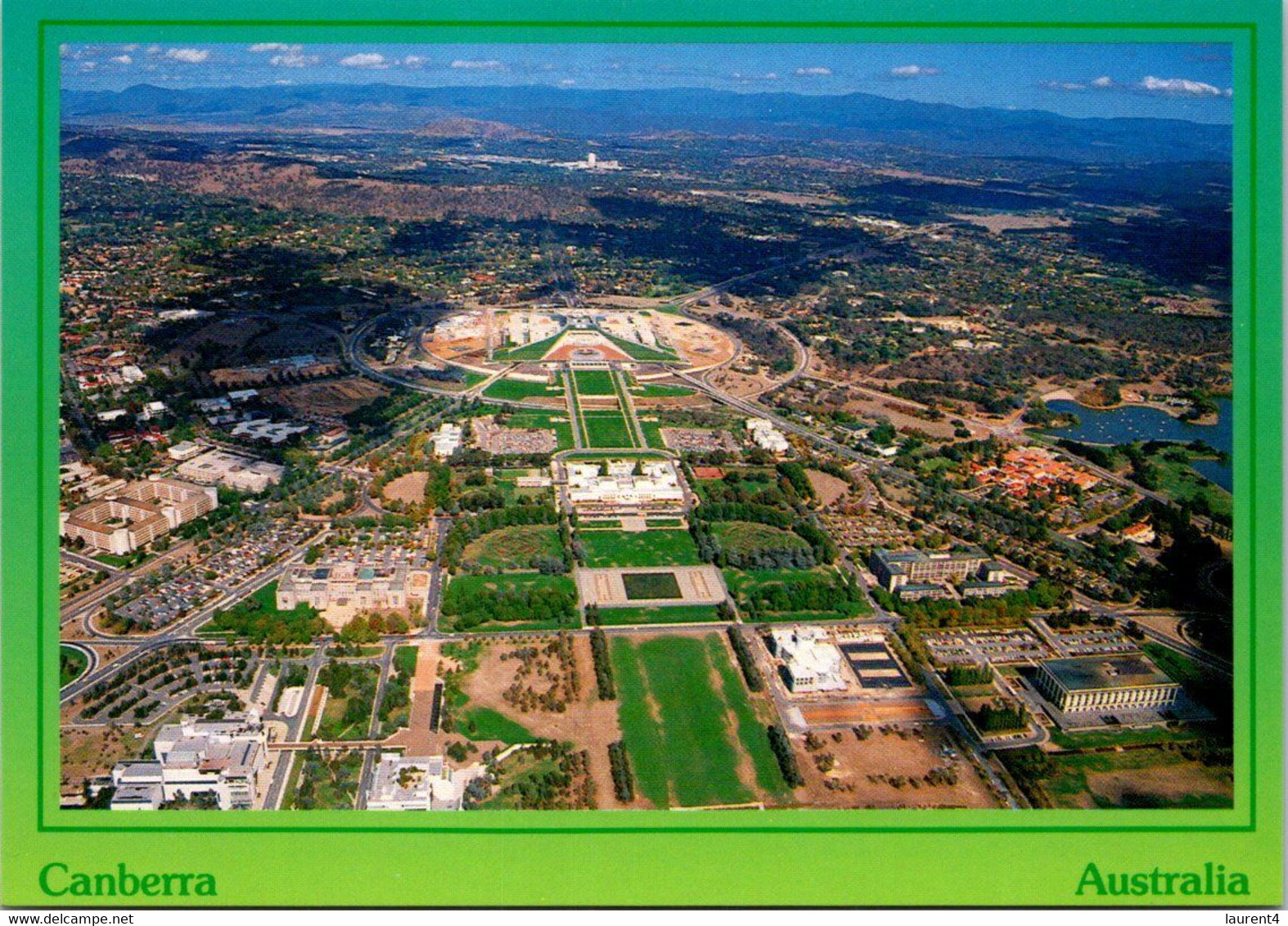(1 N 10) Austalia - ACT -  Canberra From The Air (green Card) - Canberra (ACT)