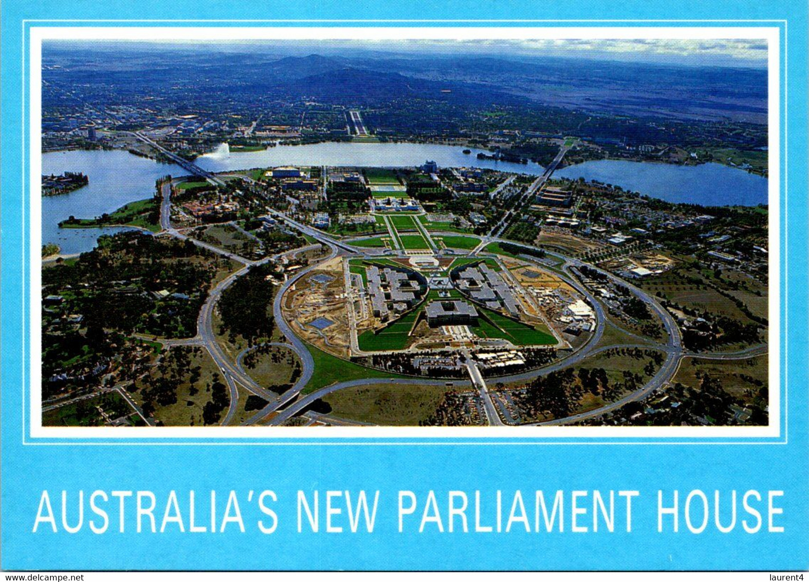 (1 N 10) Austalia - ACT -  Canberra From The Air (blue Card) - Canberra (ACT)