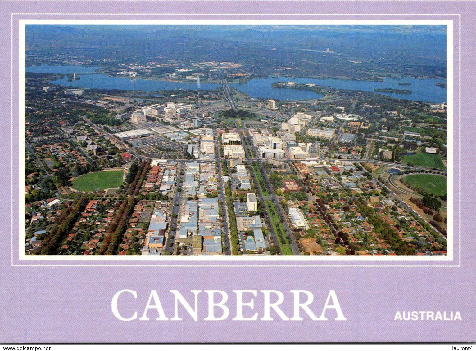 (1 N 10) Austalia - ACT -  Canberra From The Air (pink Card) - Canberra (ACT)