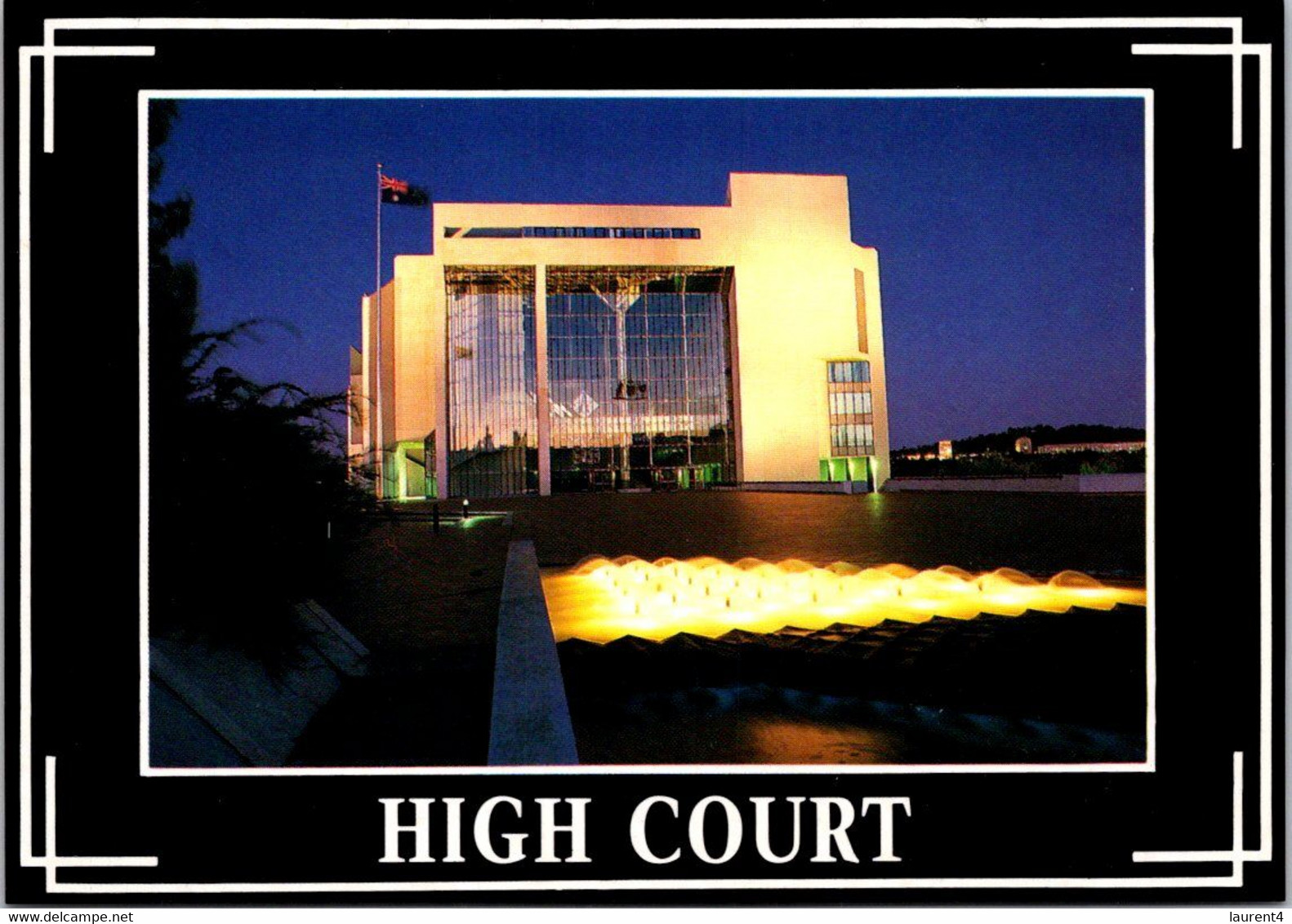 (1 N 10) Austalia - ACT -  Canberra High Court At Night - Canberra (ACT)