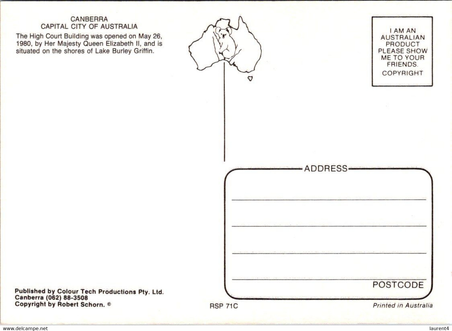 (1 N 10) Austalia - ACT -  Canberra High Court Daytime - Canberra (ACT)