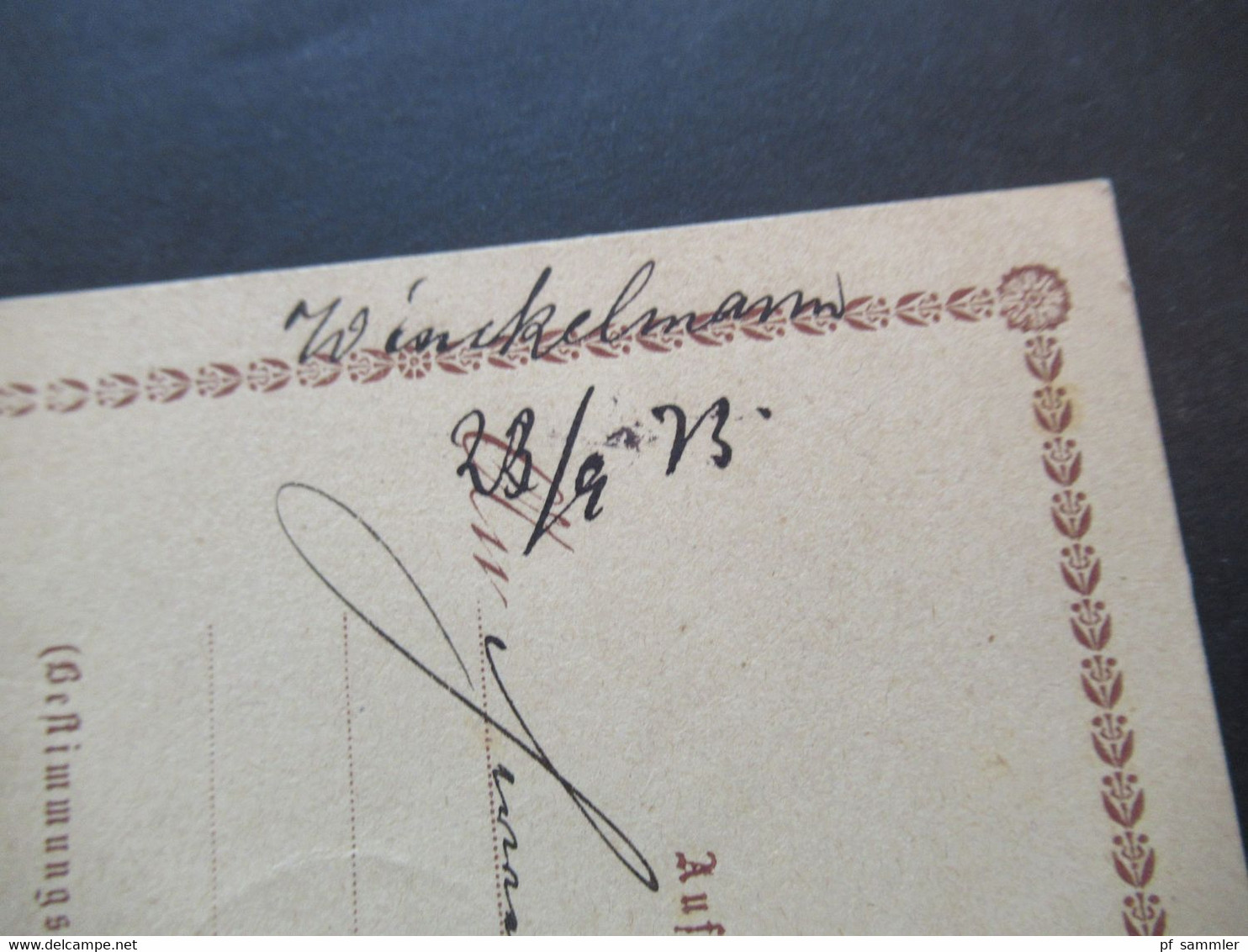 Reichspost 1873 Ganzsache P1 Adler In Großer Ellipse Stempel K1 Berlin P.A. 50 Nach Colmar Elsass Gesendet Mit Ank. Stp. - Storia Postale