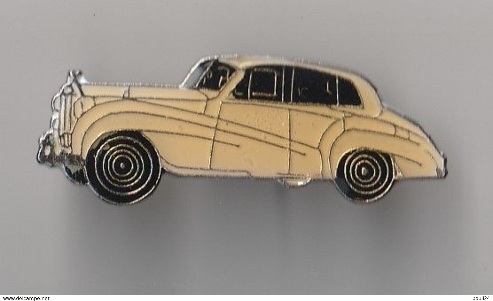 PIN'S THEME VOITURE  ROLLS ROYCE  JAUNE - Peugeot