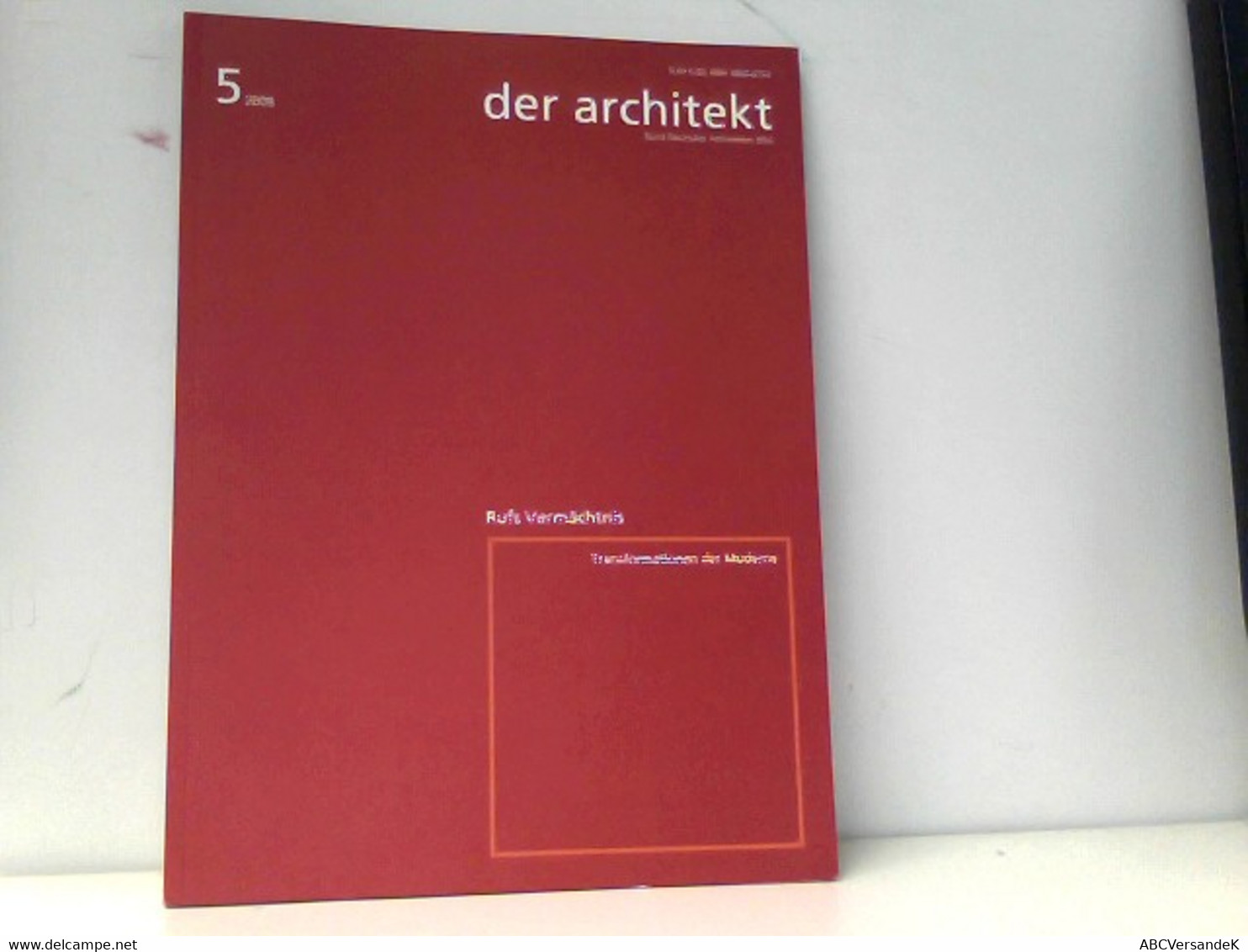 Der Architekt 5 2008 - Architectuur