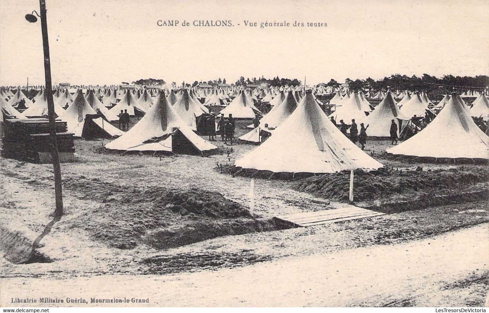 CPA - MILITARIAT - Camp De Châlons - Vue Générale Des Tentes - Guérin - Casernes