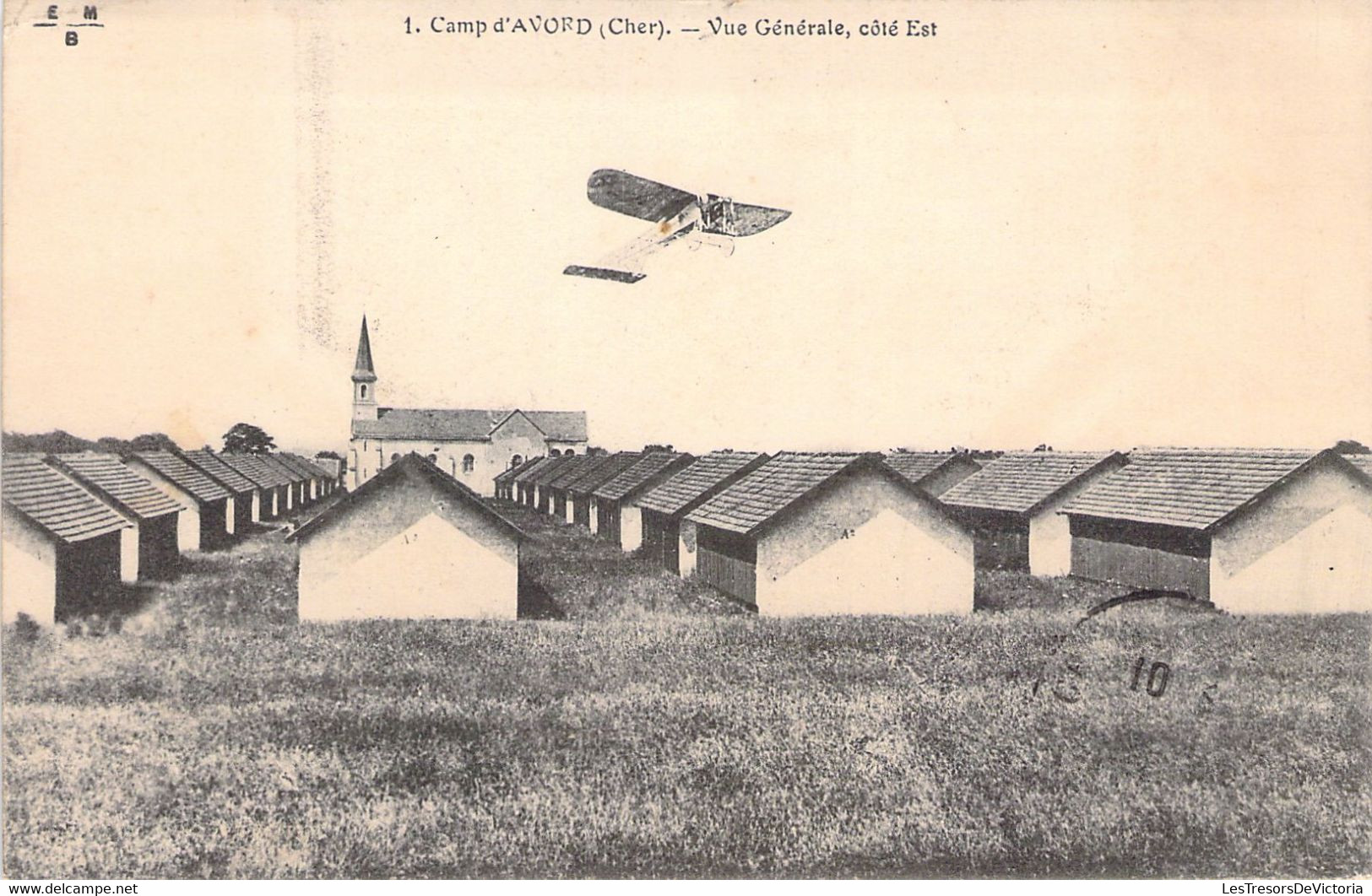 CPA - MILITARIAT - CAMP D'AVOR - Vue Générale Côté Est - Casernes