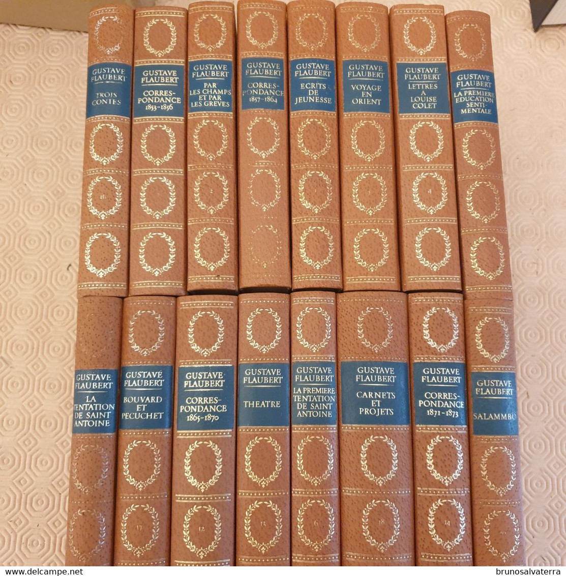 GUSTAVE FLAUBERT - Editions Rencontre - 16 Volumes - Bücherpakete