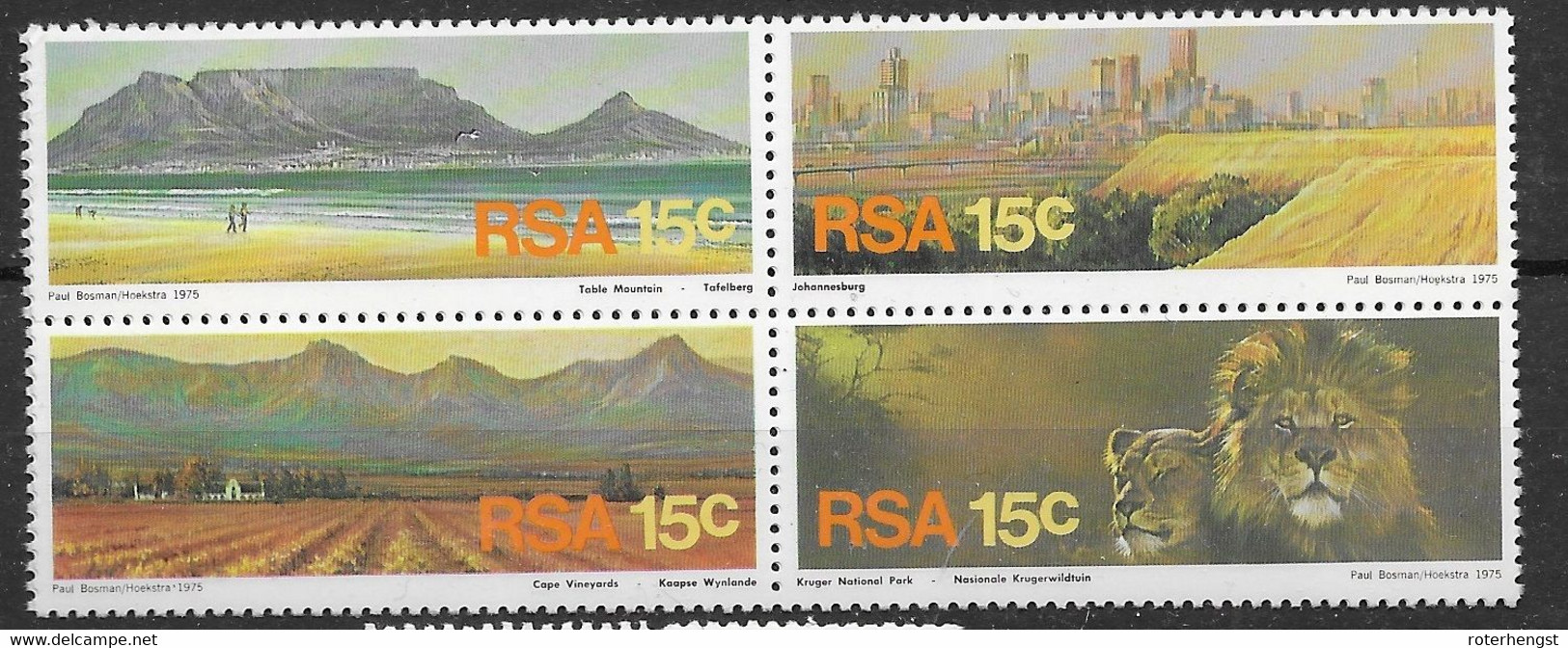 South Africa 1975 20 Euros Mnh ** Lion - Neufs