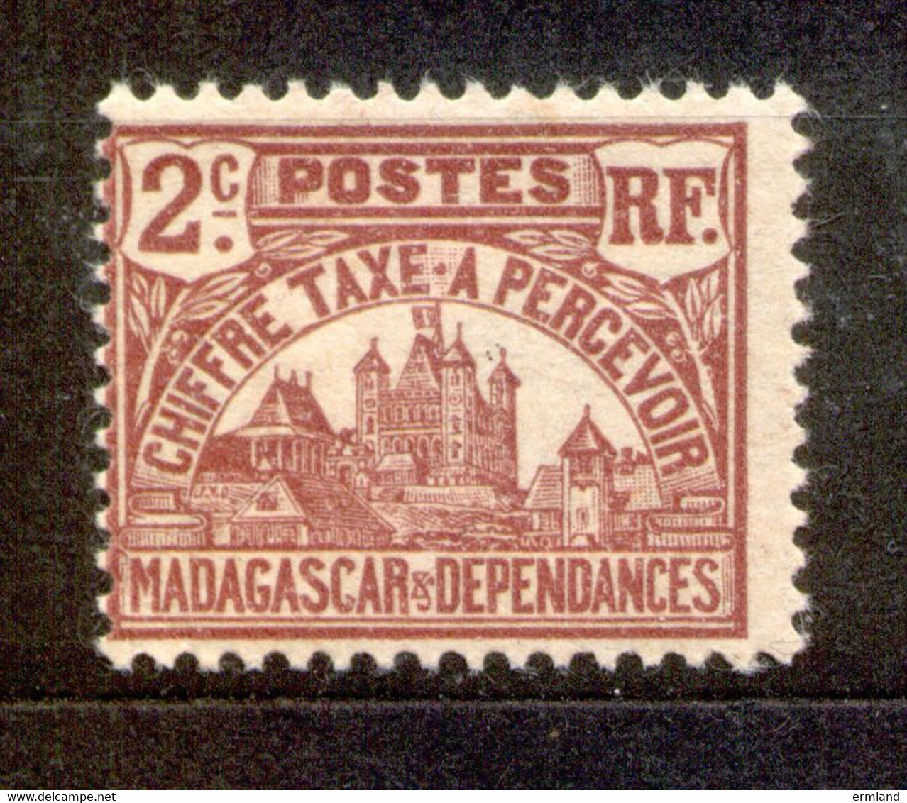 Madagaskar - Madagascar 1908 - Michel Nr. Porto  8 ** - Timbres-taxe