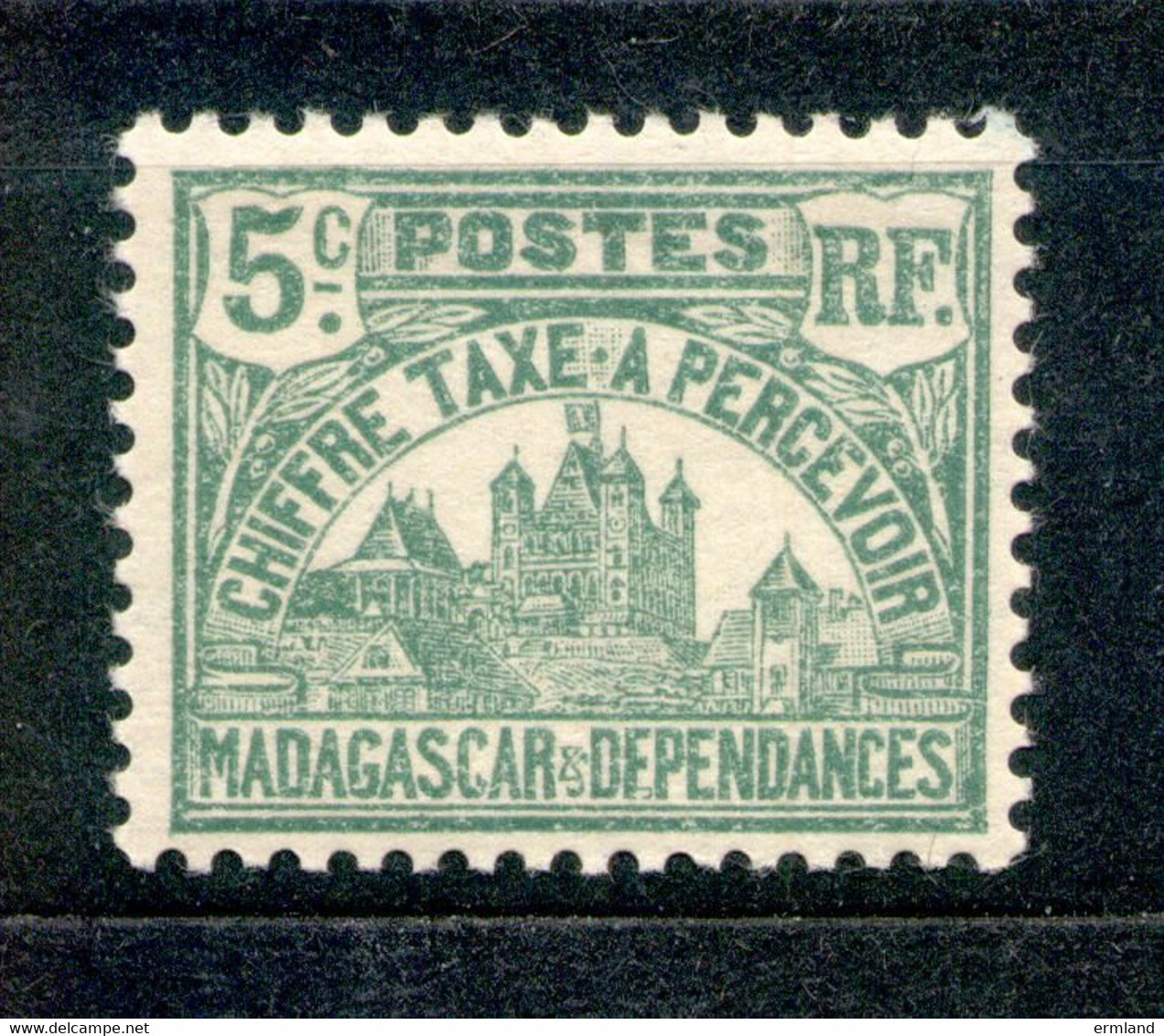 Madagaskar - Madagascar 1908 - Michel Nr. Porto 10 ** - Segnatasse