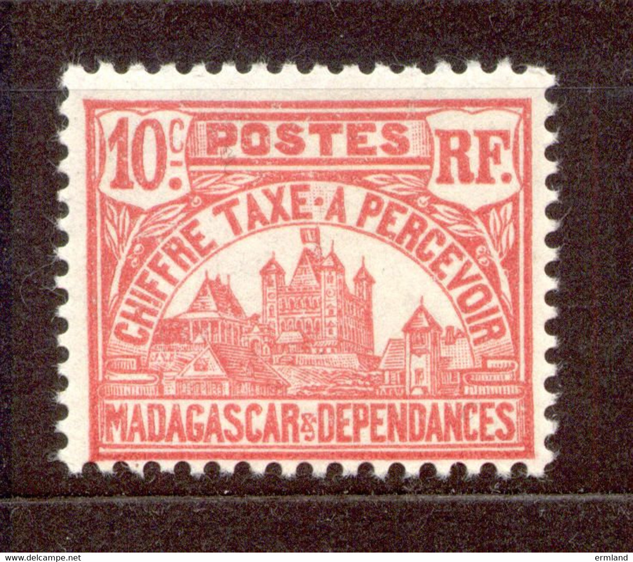 Madagaskar - Madagascar 1908 - Michel Nr. Porto 11 ** - Timbres-taxe