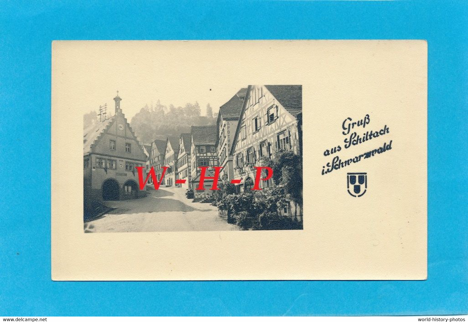 CPA  SCHILTACH (Allemagne) - Gruss Aus SCHILTACH IN Scharzwald -Marktplatz Mit Rathaus - Schiltach