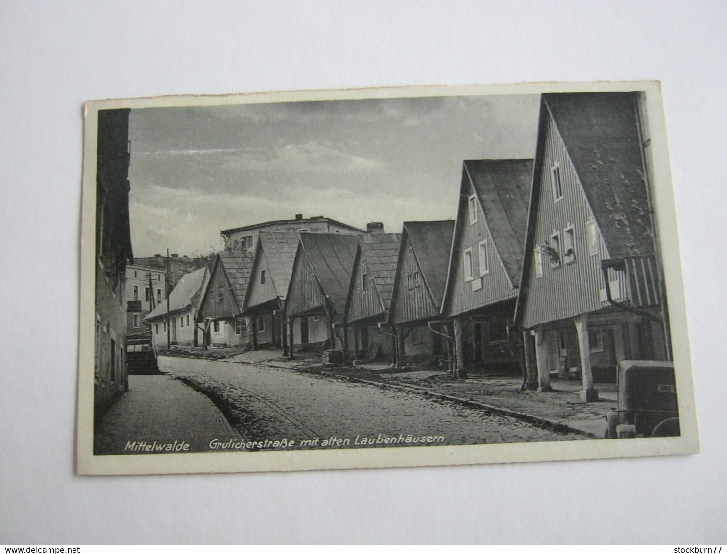 MITTELWALDE , Strasse , Schöne Karte  Um 1938 - Schlesien