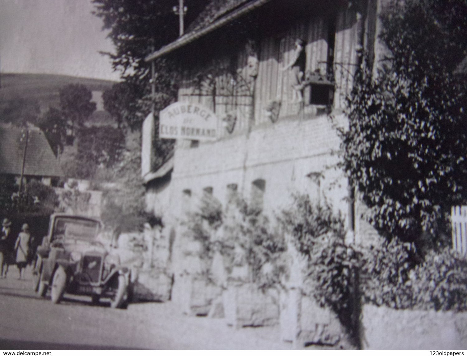 ♥️     PHOTO AMATEUR MARTIN-EGLISE - Auberge Du Clos Normand AUTOMOBILE - Andere & Zonder Classificatie