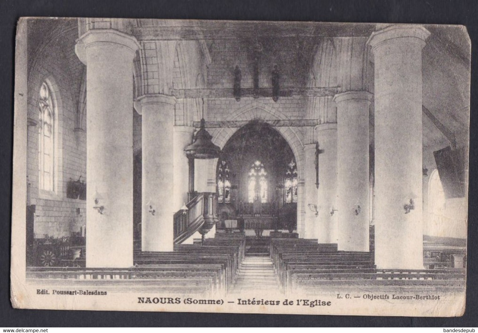 Vente Immediate Naours (80) Interieur De L' Eglise ( En L'état  54156) - Naours