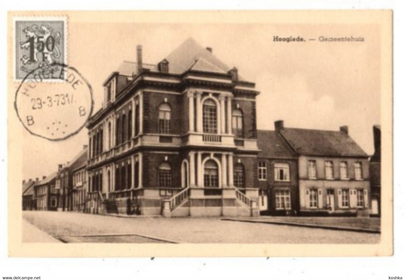 HOOGLEDE - Gemeentehuis - Afgestempeld 1973 - Hooglede