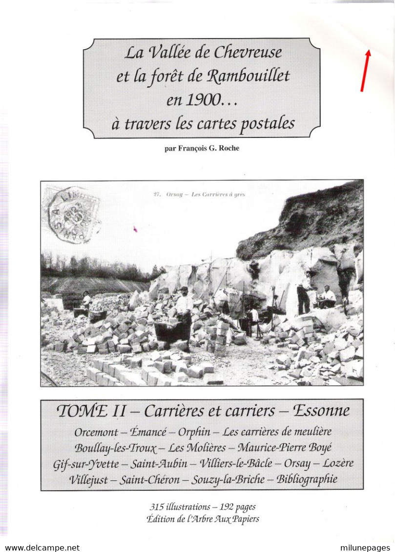 La Vallée De Chevreuse Et La Forêt De Rambouillet En 1900 à Travers Les Cartes Postales F.G.Roche 2005 - Libros & Catálogos