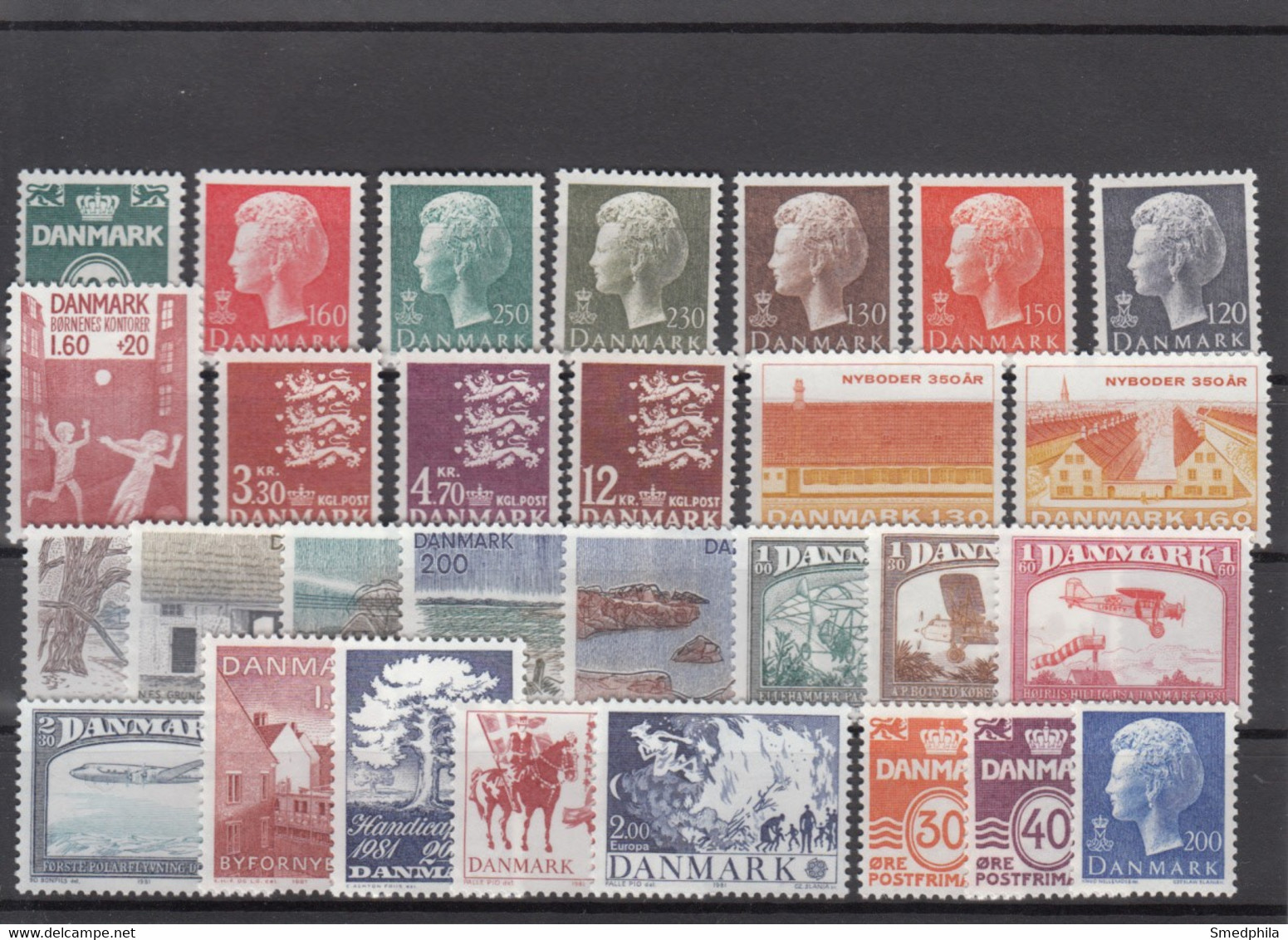 Denmark 1981 - Full Year MNH ** - Años Completos