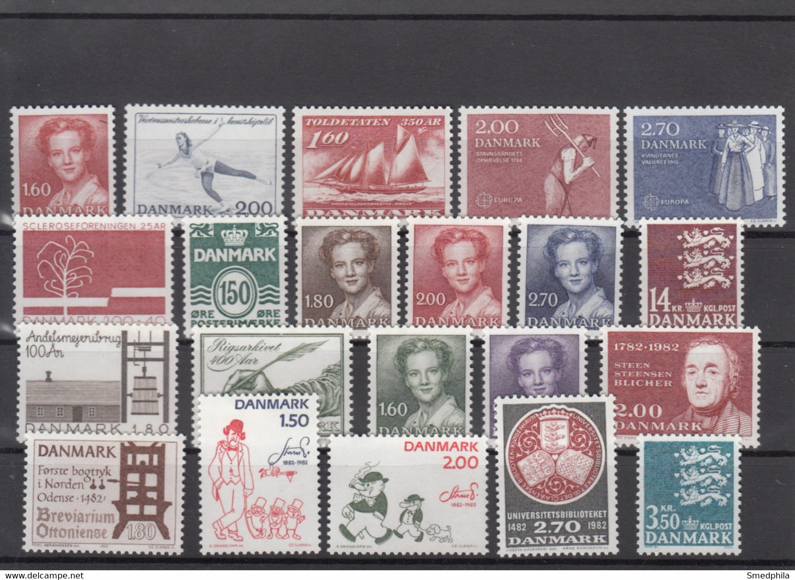 Denmark 1982 - Full Year MNH ** - Années Complètes