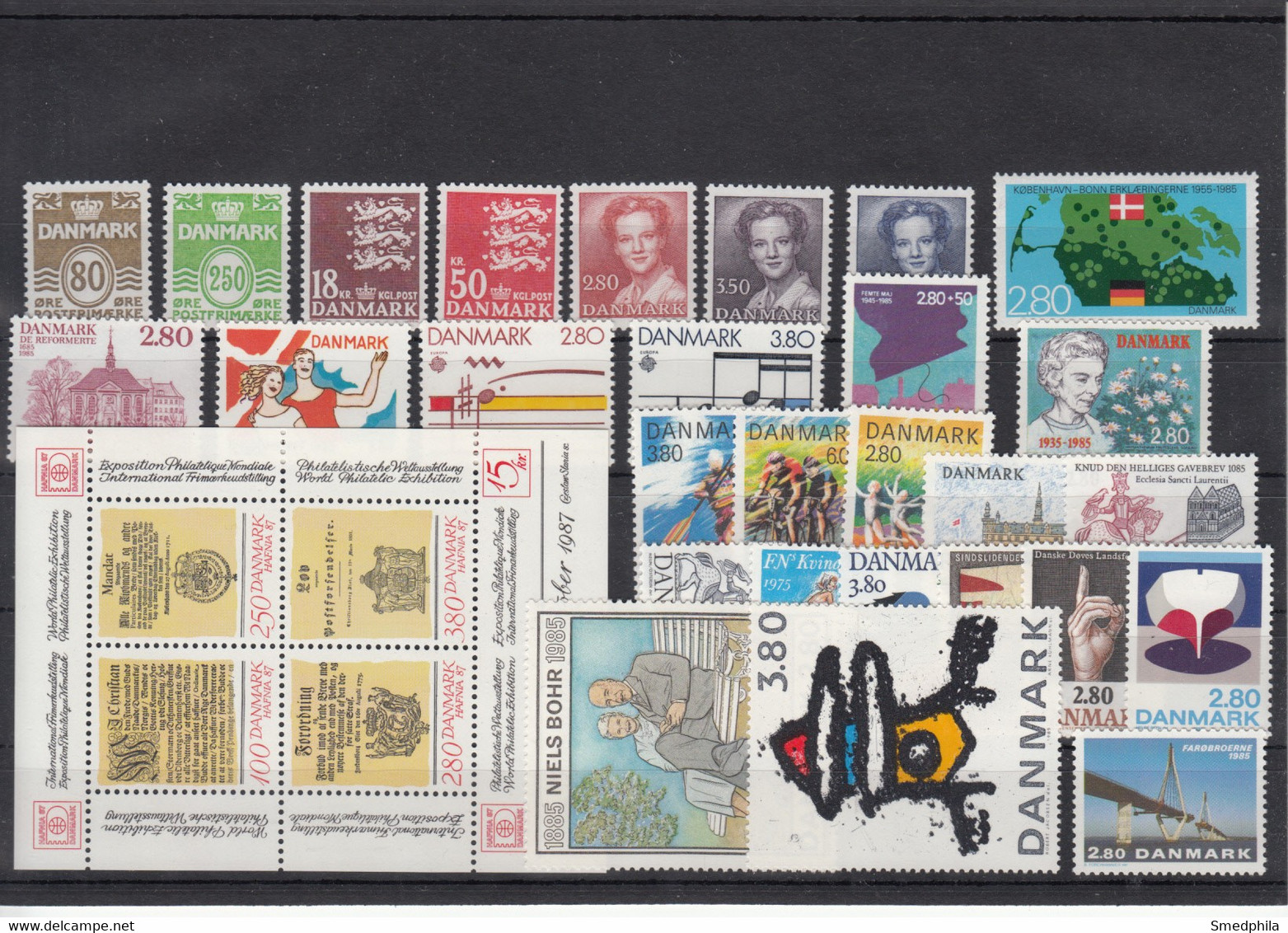 Denmark 1985 - Full Year MNH ** - Full Years