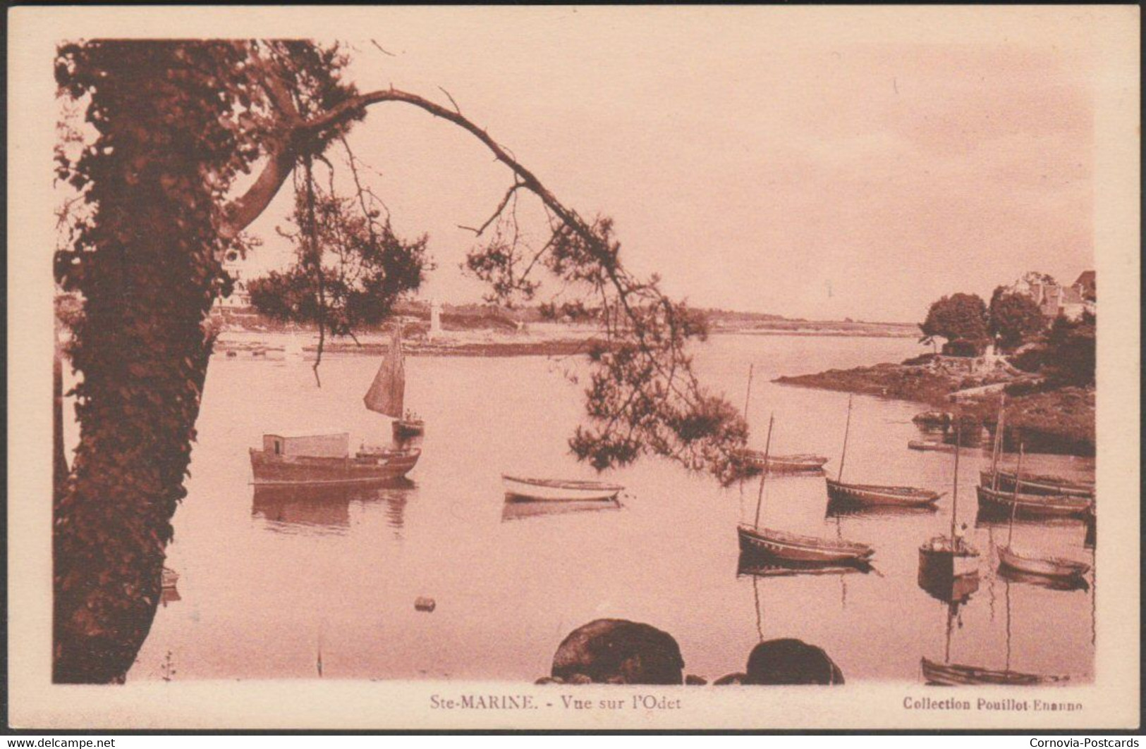 Vue Sur L'Odet, Sainte-Marine, C.1930s - Pouillot-Ehanno CPSM - Combrit Ste-Marine