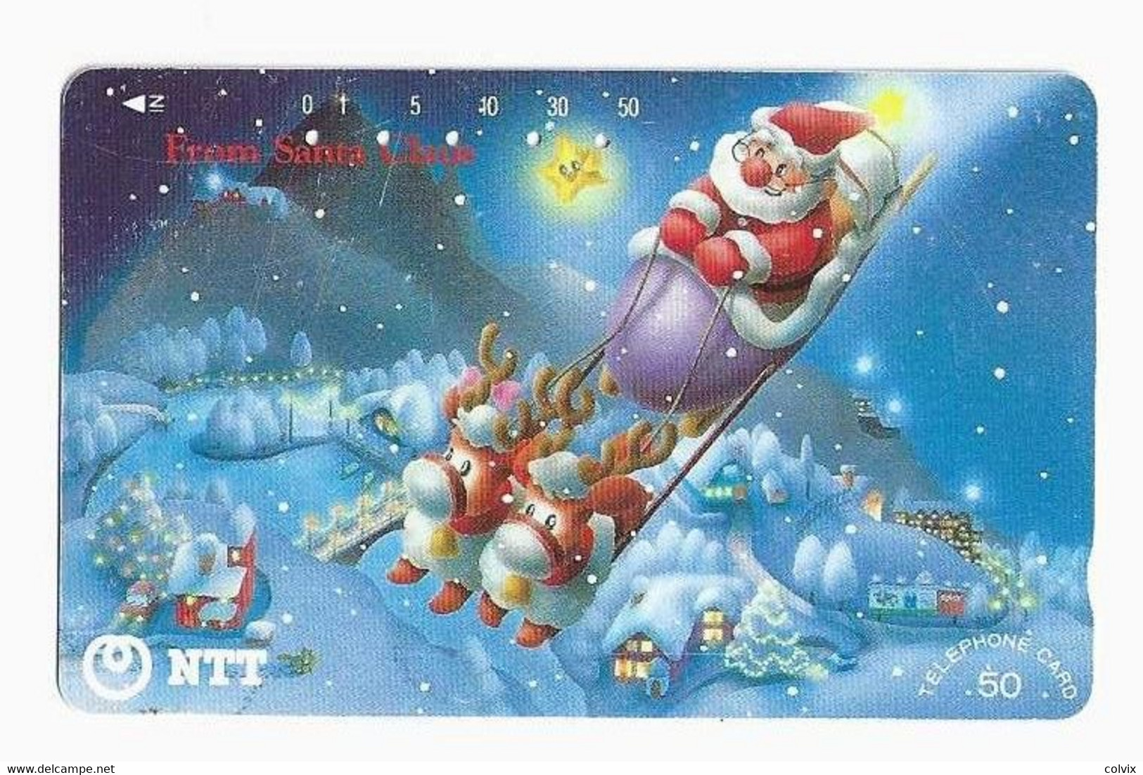 JAPON TELECARTE PERE NOEL - Navidad