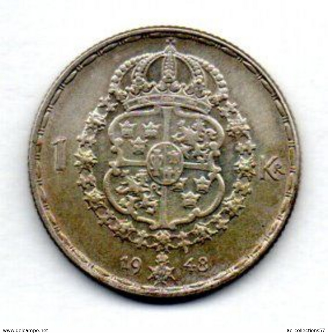 Suède - Sweden - Schweden    -- 1 Krone 1948 TS  -  SUP - Suède