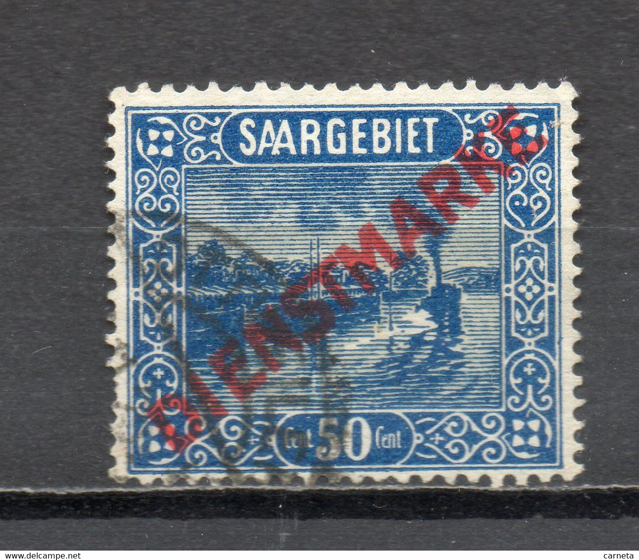 SARRE SERVICE   N° 12   OBLITERE  COTE 0.30€    INDUSTRIE - Dienstmarken