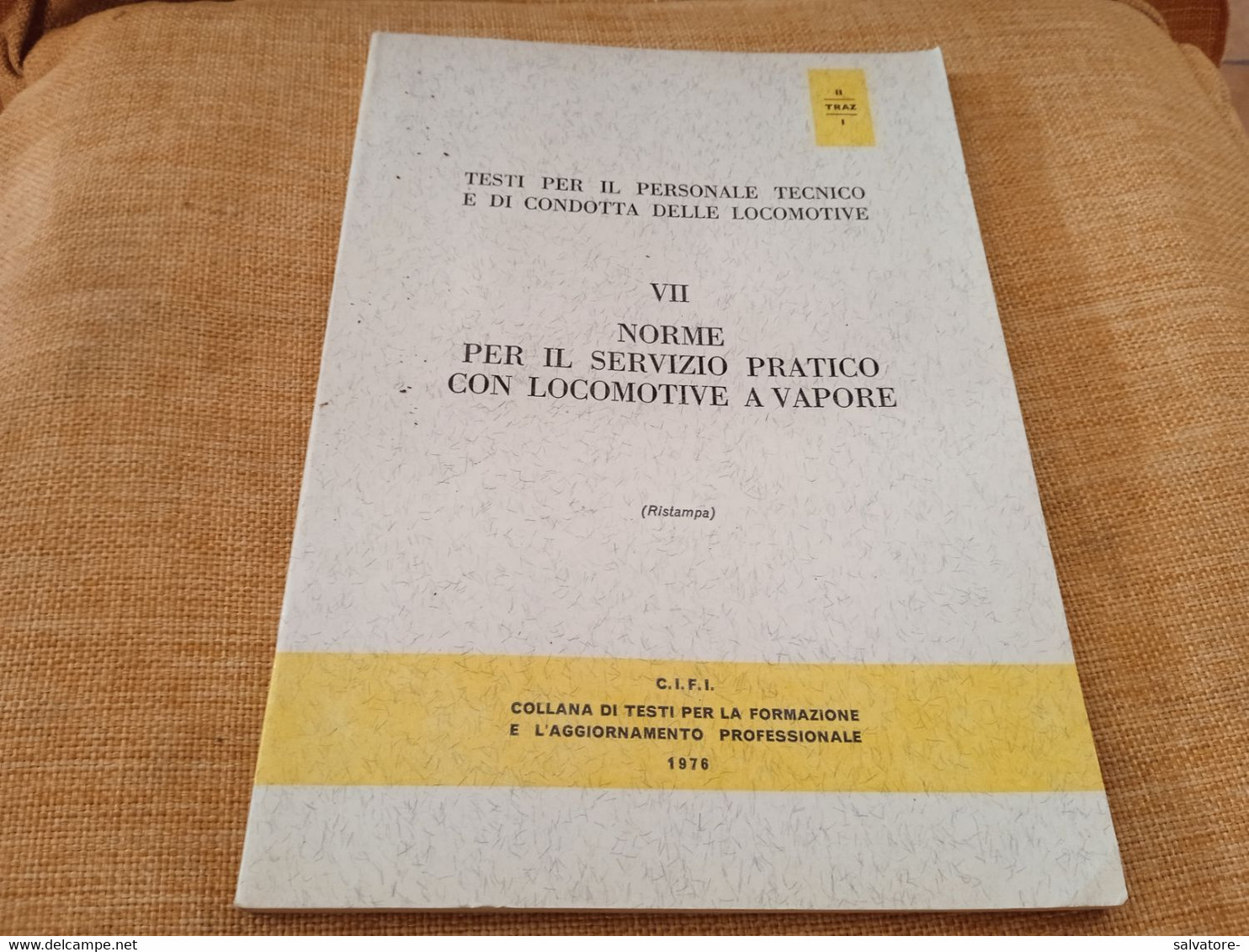 F.S. NORME PER IL SERVIZIO PRATICO CON LOCAZIONE A VAPORE 1976 - Matematica E Fisica