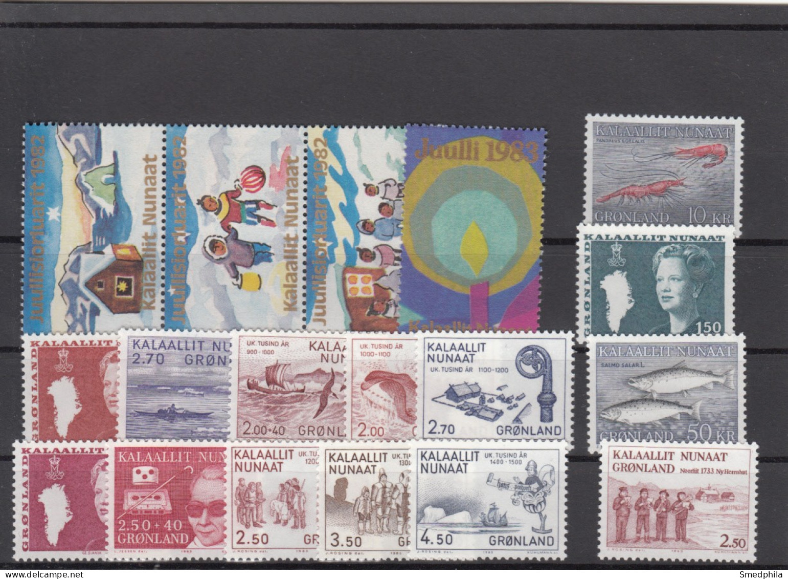 Greenland 1982-1983 - Full Years MNH ** - Volledige Jaargang