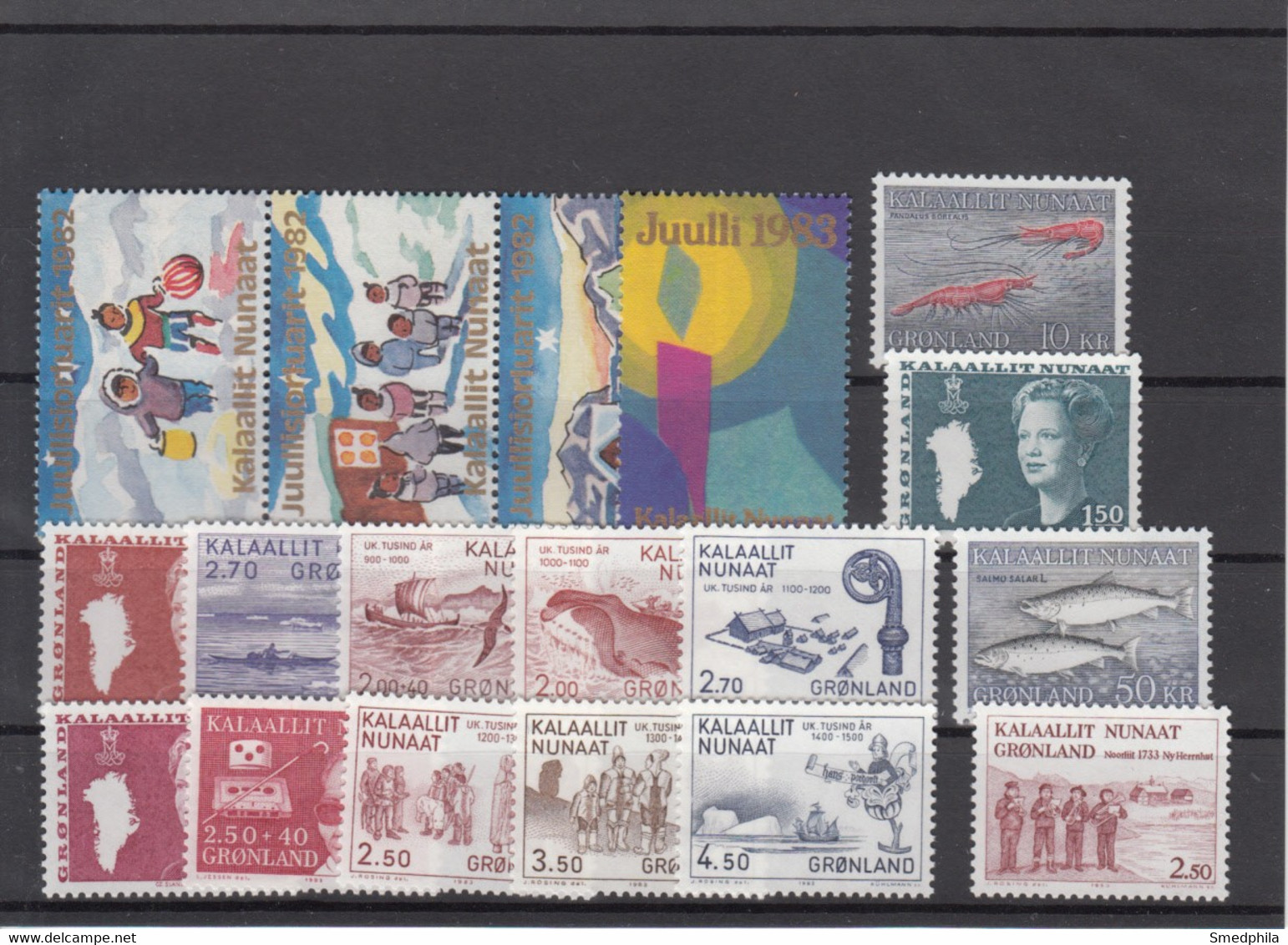 Greenland 1982-1983 - Full Years MNH ** - Années Complètes