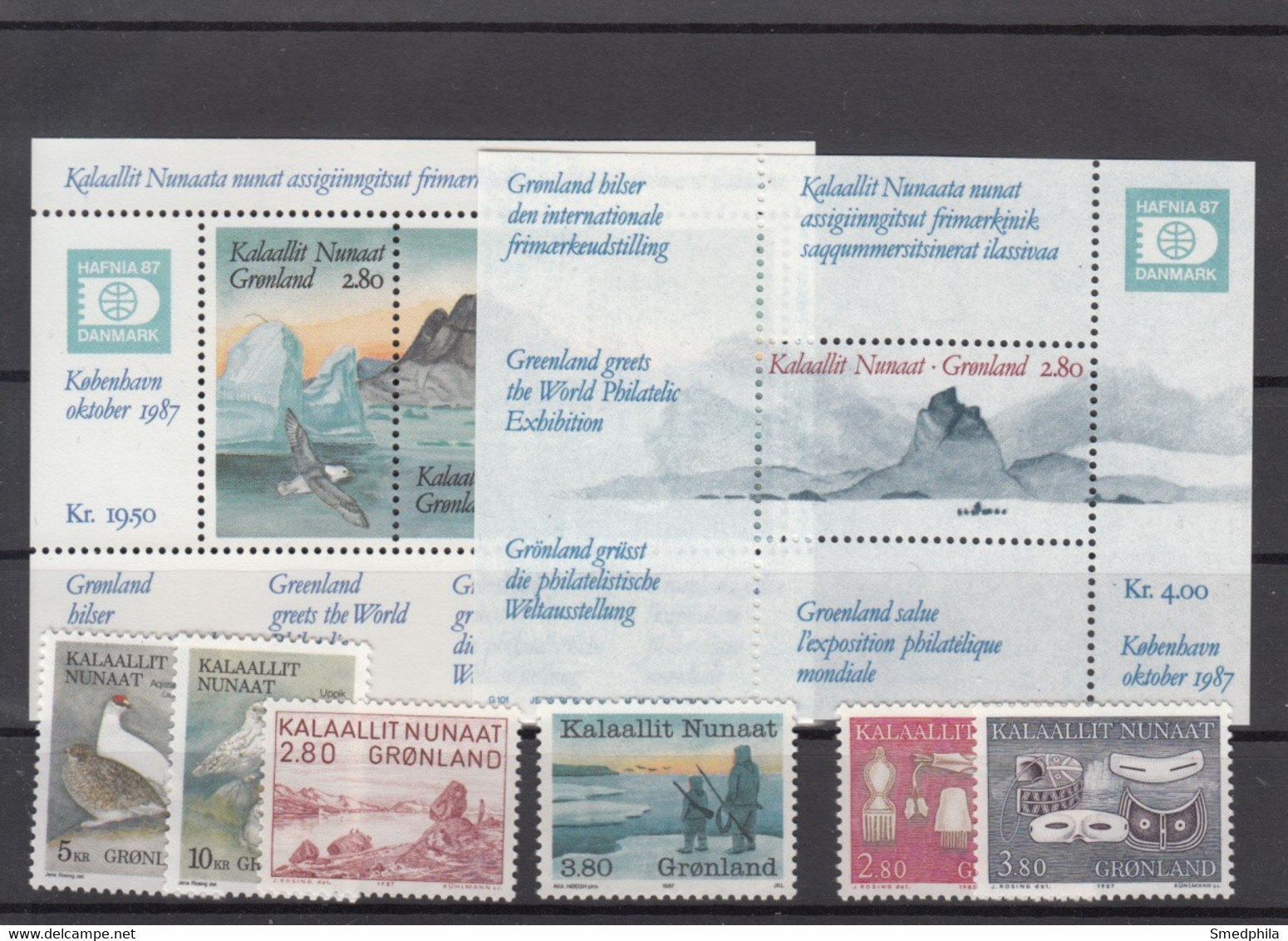 Greenland 1987 - Full Year MNH ** - Années Complètes