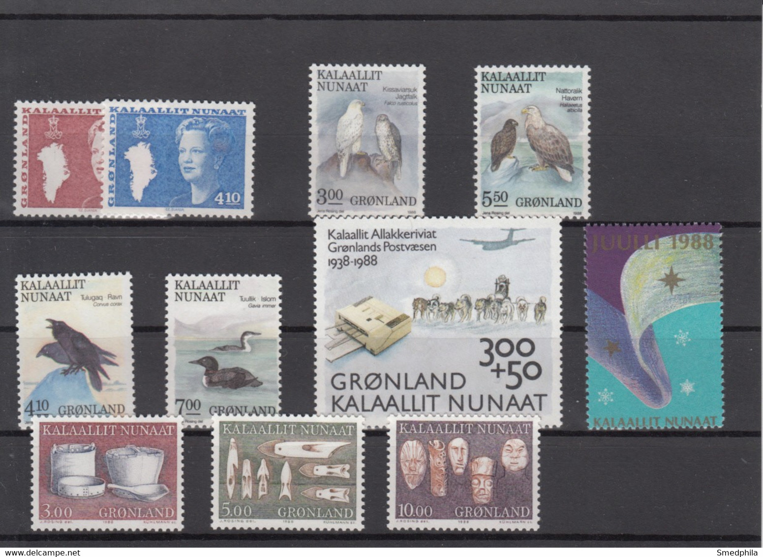Greenland 1988 - Full Year MNH ** - Años Completos
