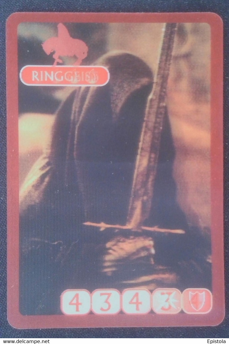 ► RINGGEIST Lord Of The Rings (3D German Trading Card) Le Seigneur Des Anneaux Version Allemagne En Relief  Kellog's - Il Signore Degli Anelli