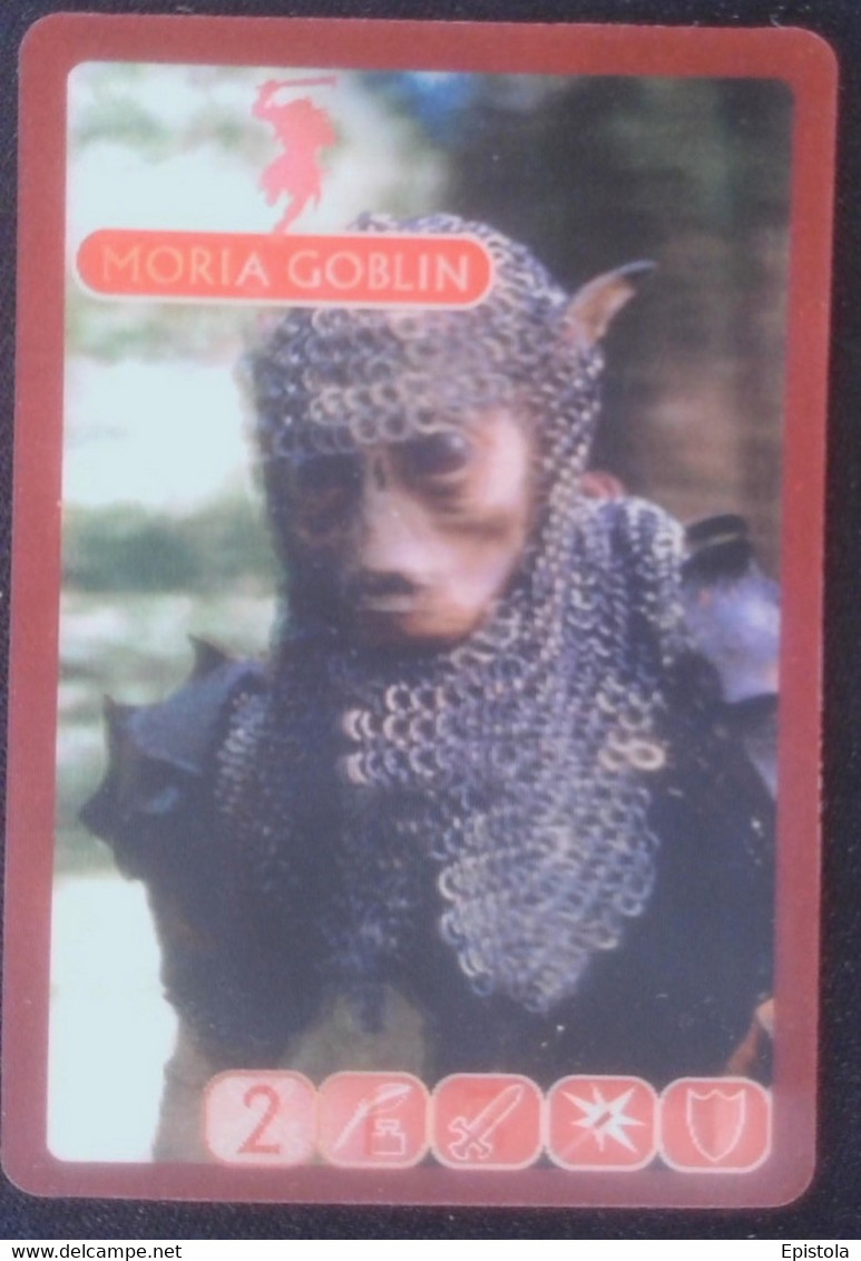 ► MORIA GOBLIN  Lord Of The Rings (3D German Trading Card) Le Seigneur Des Anneaux Version Allemagne En Relief  Kellog's - Il Signore Degli Anelli