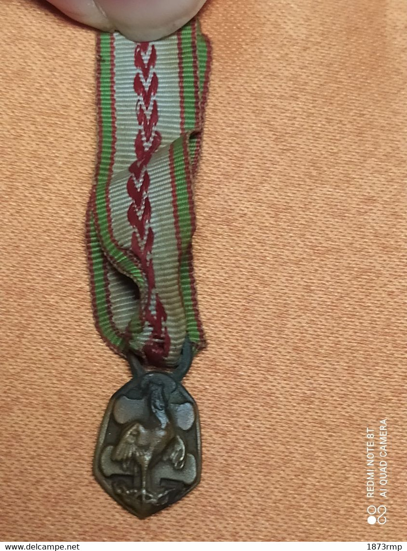 MEDAILLE EN REDUCTION, COMMÉMORATIVE FRANÇAISE 1939/1945 - Francia