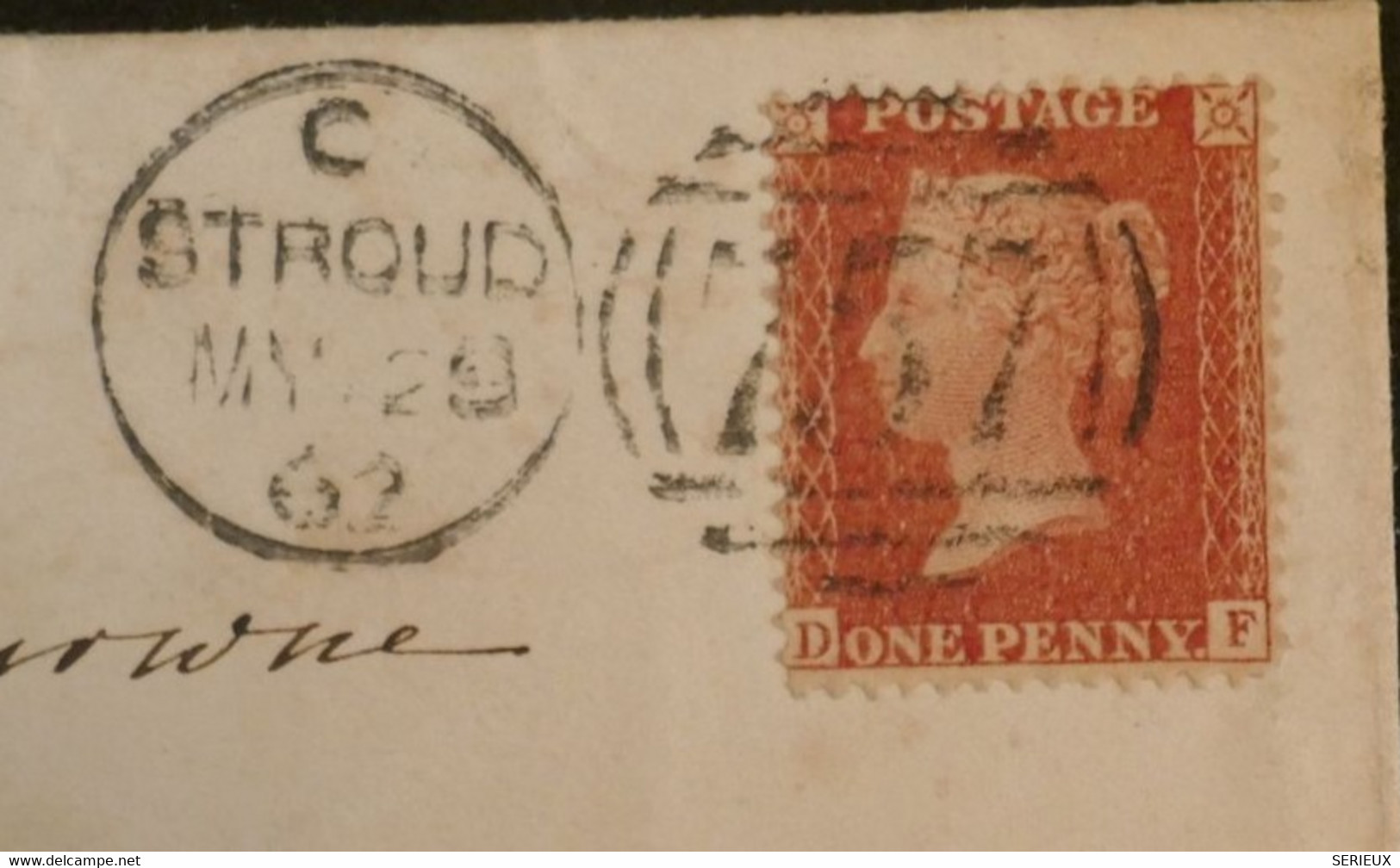 BJ9 GREAT BRITAIN  BELLE  LETTRE  1865 A TOTNES+RED ONE PENNY  +++AFFRANCH. INTERESSANT+ - Lettres & Documents