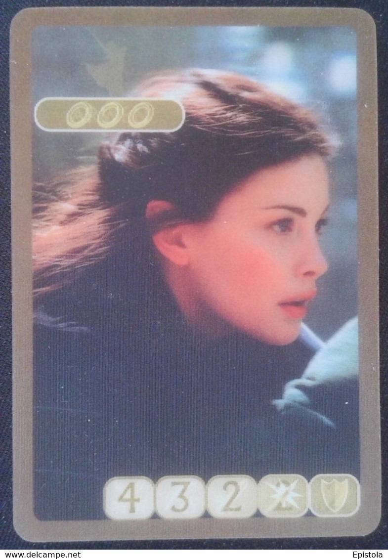 ► ARWEN Lord Of The Rings (3D German Trading Card) Le Seigneur Des Anneaux Version Allemagne En Relief  Kellog's - Lord Of The Rings