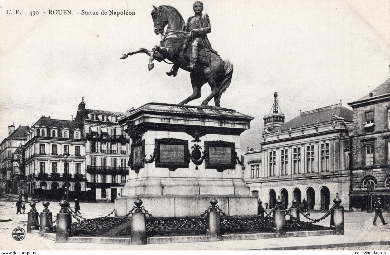 NAPOLÉON - NAPOLEONE BONAPARTE - ROUEN - STATUE DE NAPOLEON  - CARTOLINA FP NUOVA - Histoire