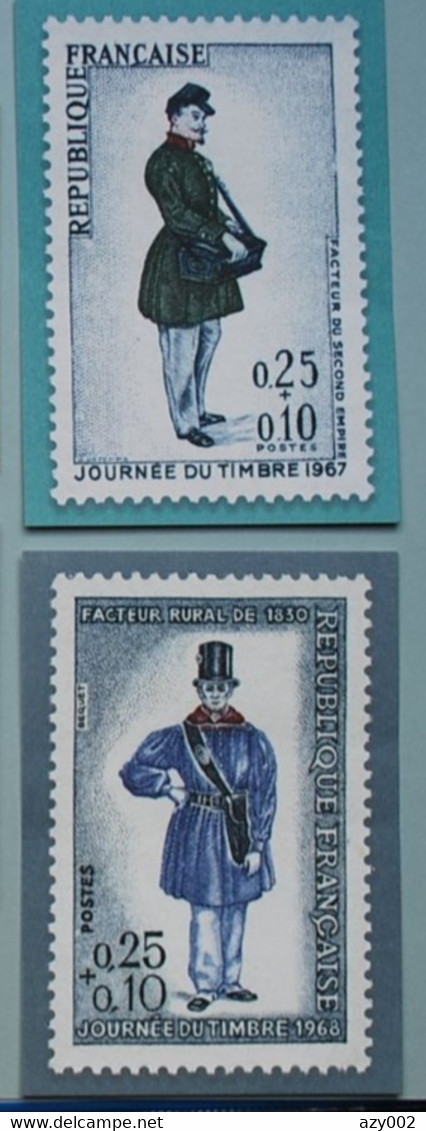 France - Lot 6 Entiers Postaux Journées Du Timbres - Thèmes : Distributions Du Courrier Et Facteurs Ruraux - Konvolute: Ganzsachen & PAP