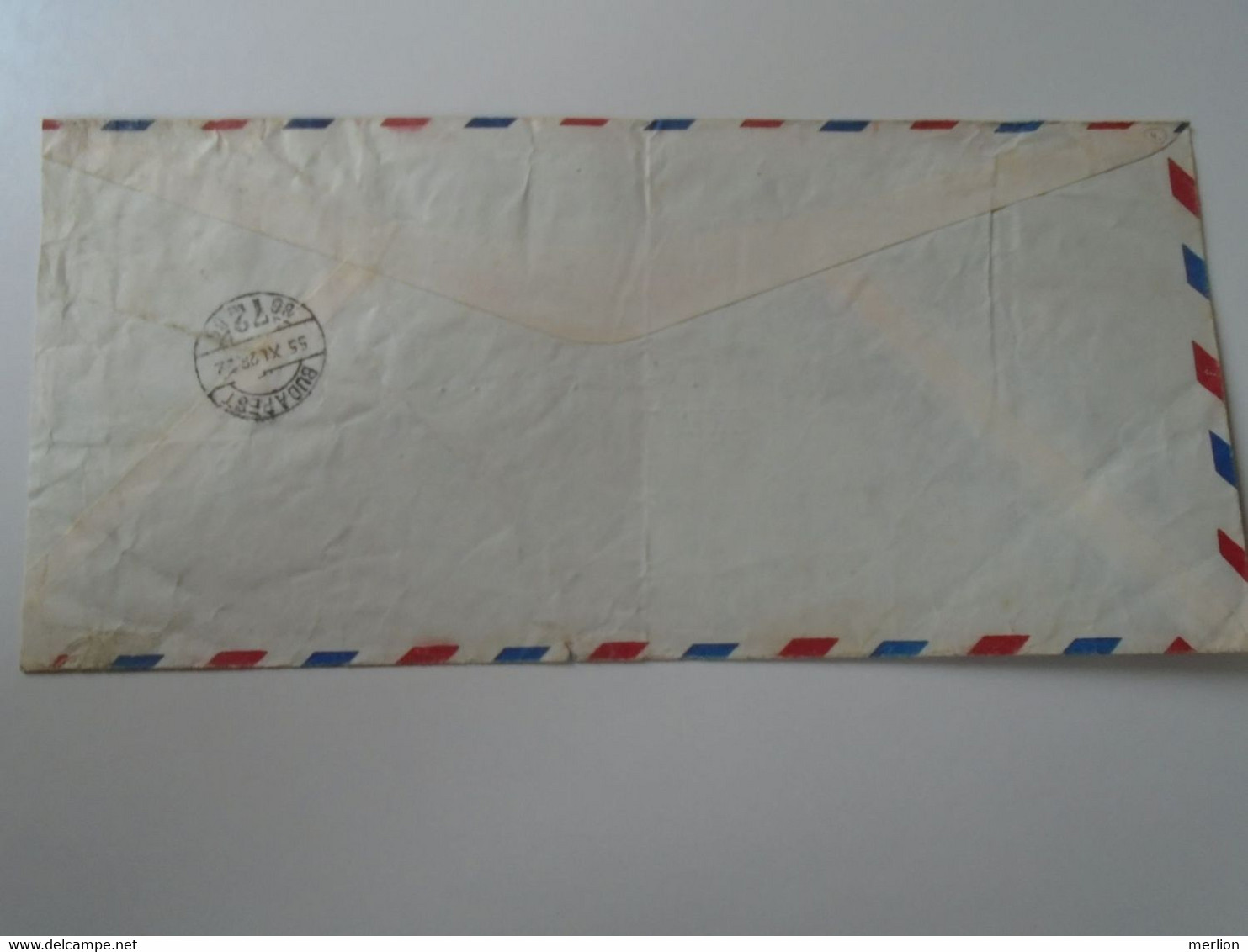 ZA399.17    CUBA   Airmail Cover -  Cancel 1955  Hotel AZUL,  Habana  Livia Ronay    Sent To Hungary - Lettres & Documents