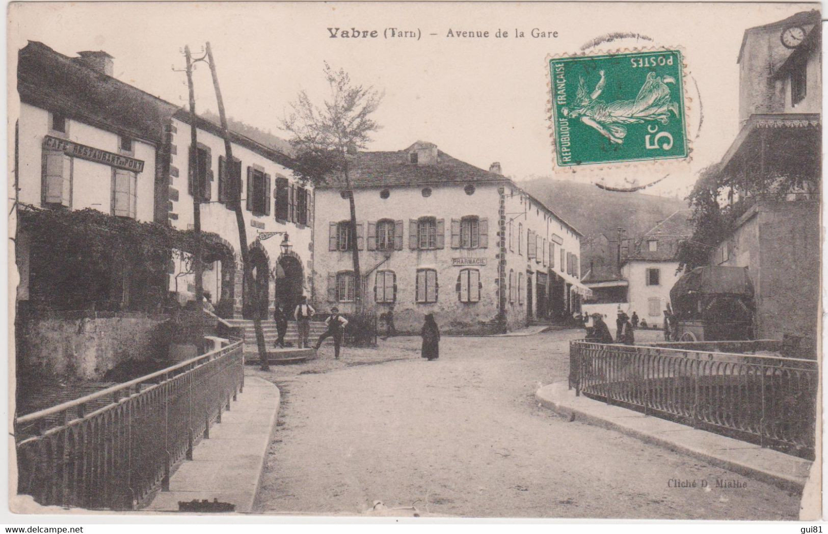 CPA - VABRE - Avenue De La Gare - Vabre