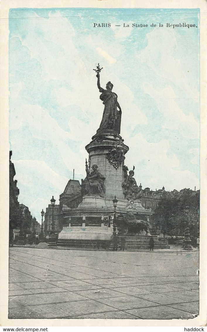 PARIS : LA STATUE DE LA REPUBLIQUE - Statues