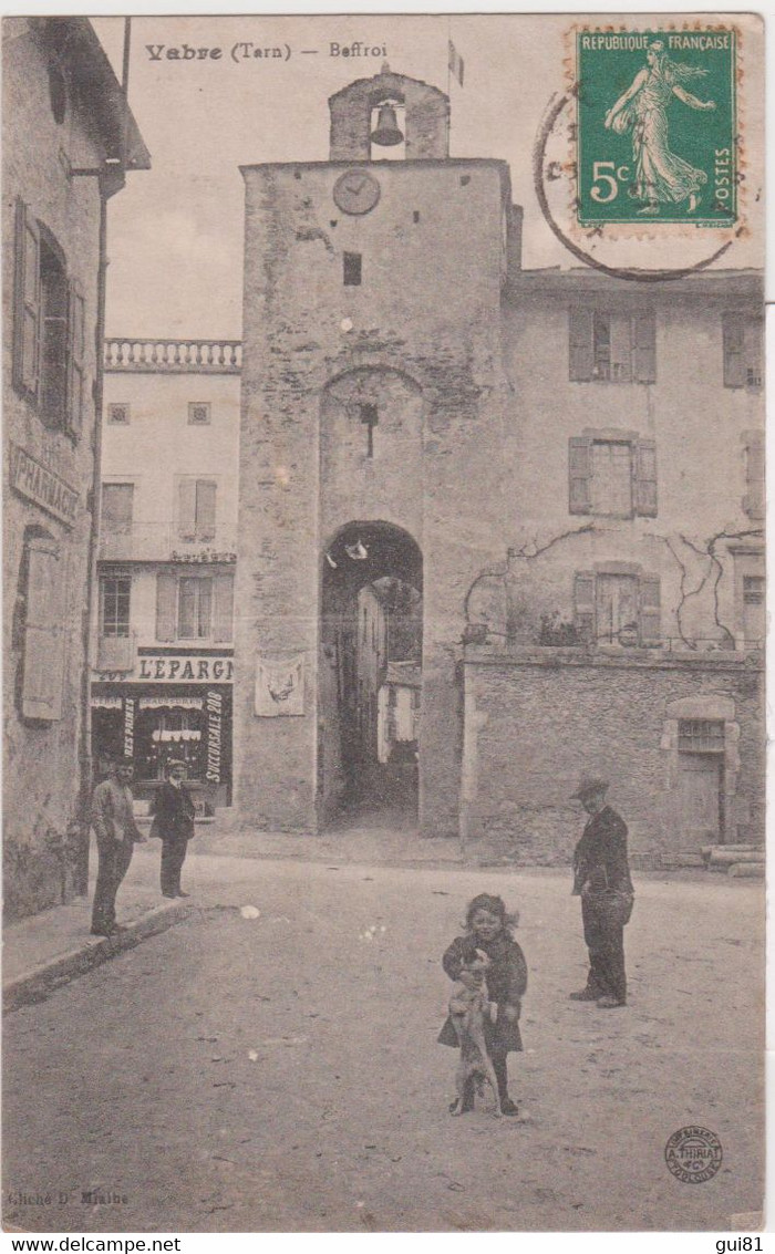 CPA - VABRE - Tour De L'Horloge - Vabre