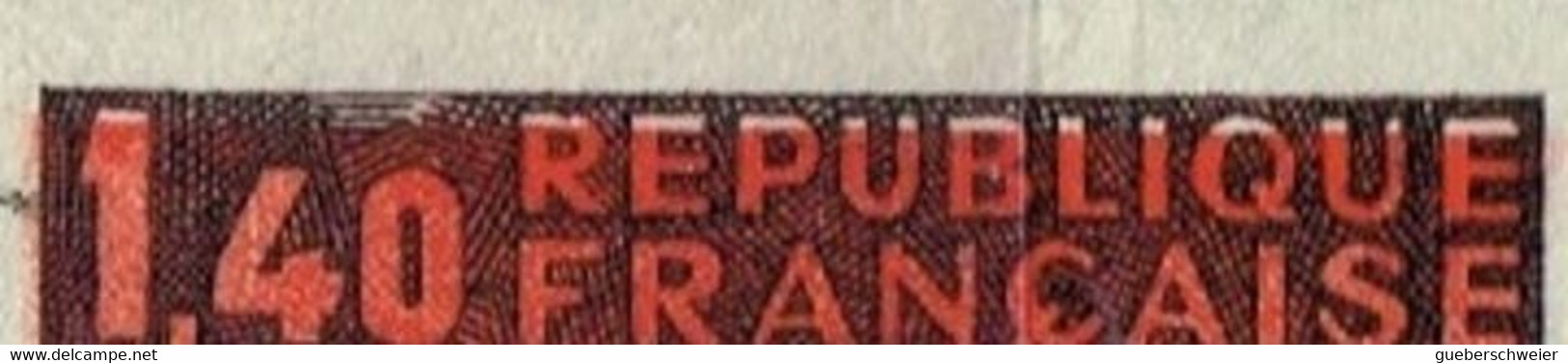 FR VAR 41 - FRANCE N° 2206 Obl. Variété Impression Rouge Décalée Vers Le Bas - Used Stamps