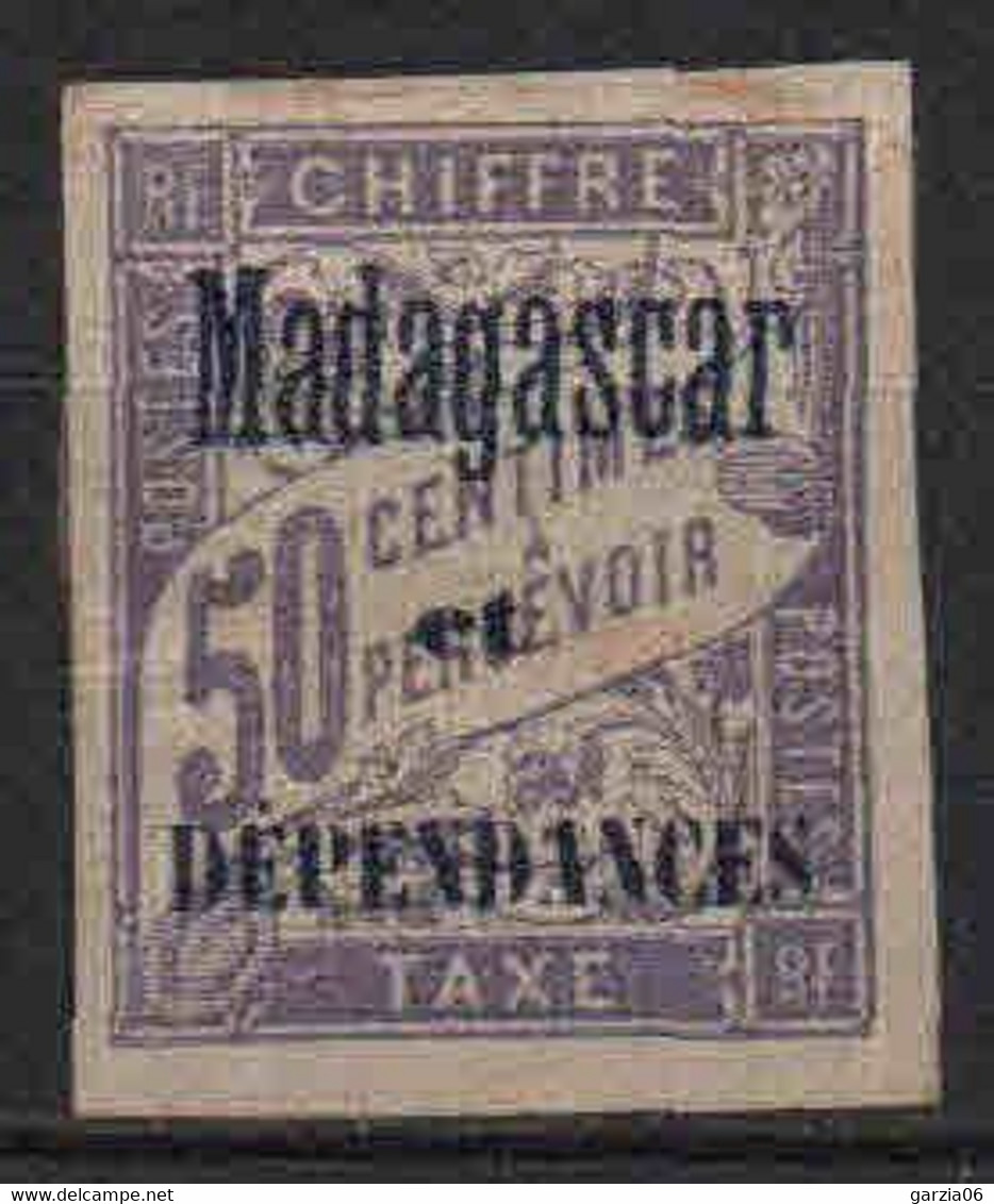 Madagascar  - 1896 -Tb Taxe Des Colonies Surch  -   N° 6 - Neufs * - MLH - Portomarken