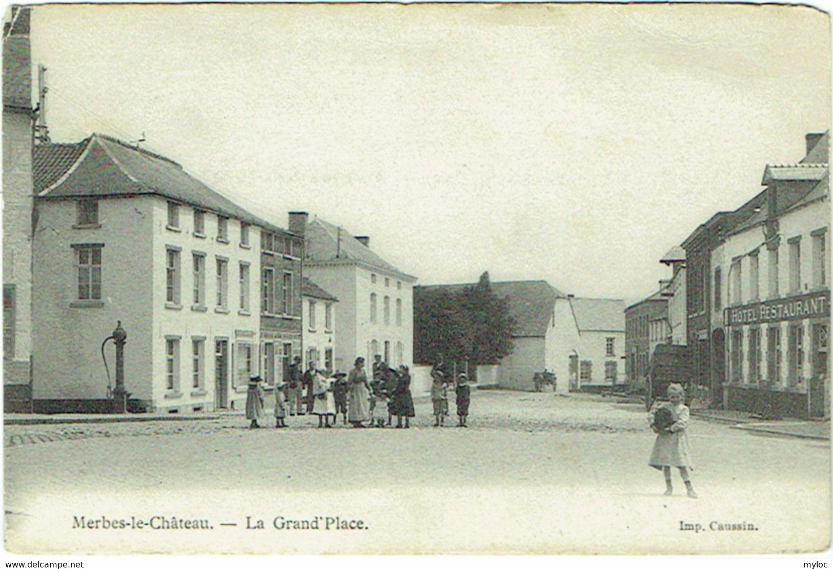 Merbes-le-Château. Grand'Place. - Merbes-le-Chateau