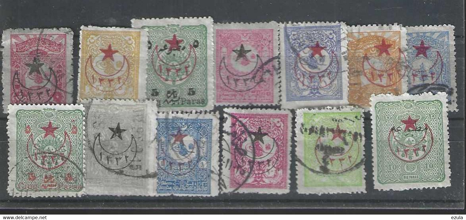 Timbres De 1916 Avec Surcharge  Obltéréi - ...-1858 Prephilately