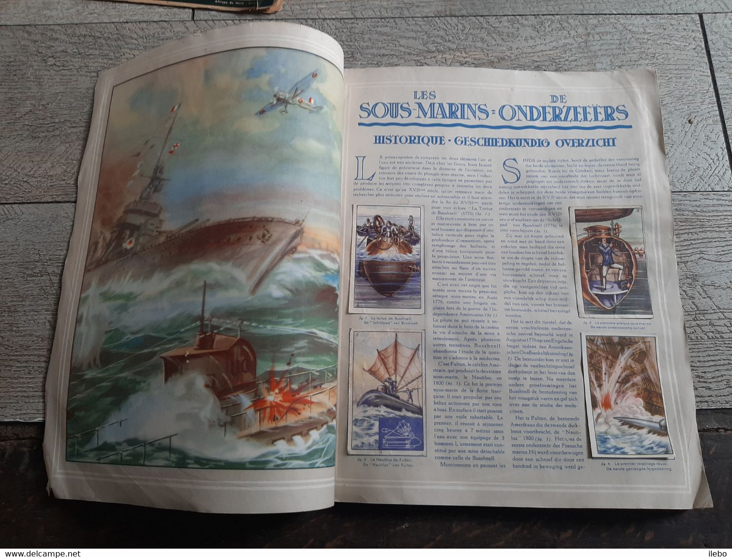 Album Chromos Images  Chocolat Aiglon Sous Marins Onderzeeers Uboat Complet Marine Navigation - Aiglon